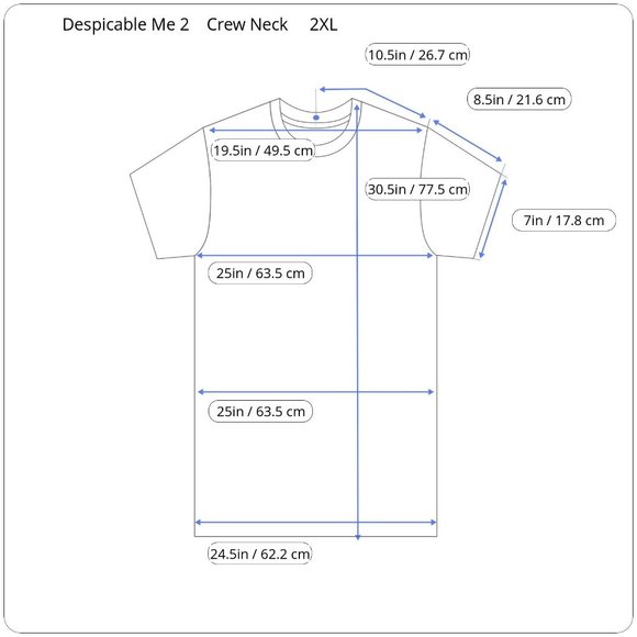 Despicable Me 2 Graphic 2XL Crew Neck Gray T-Shirt - Picture 2 of 11